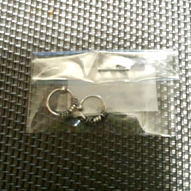 Sterling Silver Bali Hoop Nose Rings 9mm